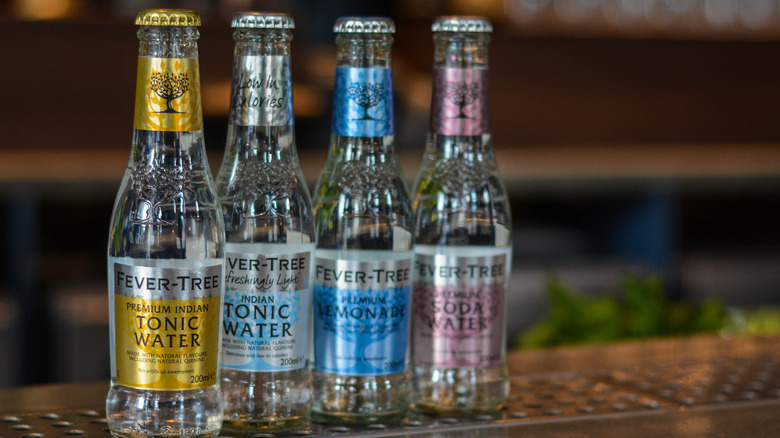 bottle of fever tree