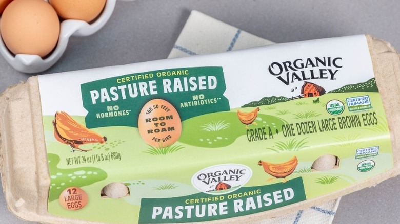 Organic Valley eggs