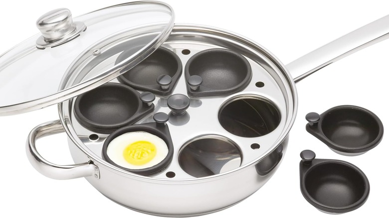 Kitchen Craft Egg Poacher Pan, 6-cup version