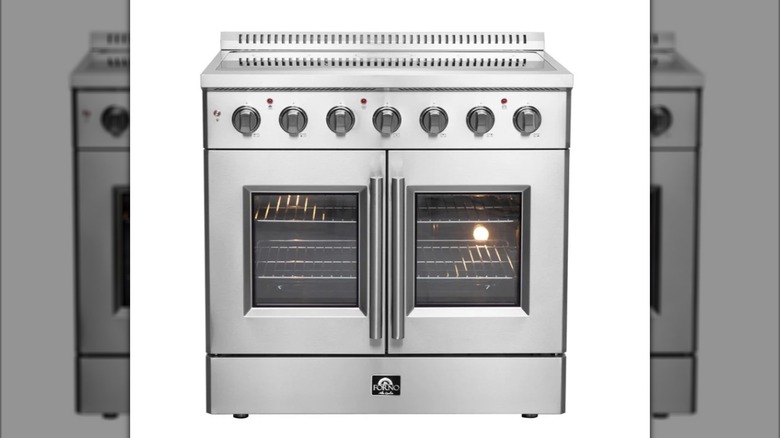 Forno Galiano Full Electric 36-inch Freestanding Range white background