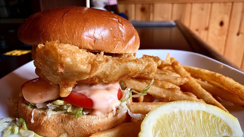 Patsy's Bar fish sandwich