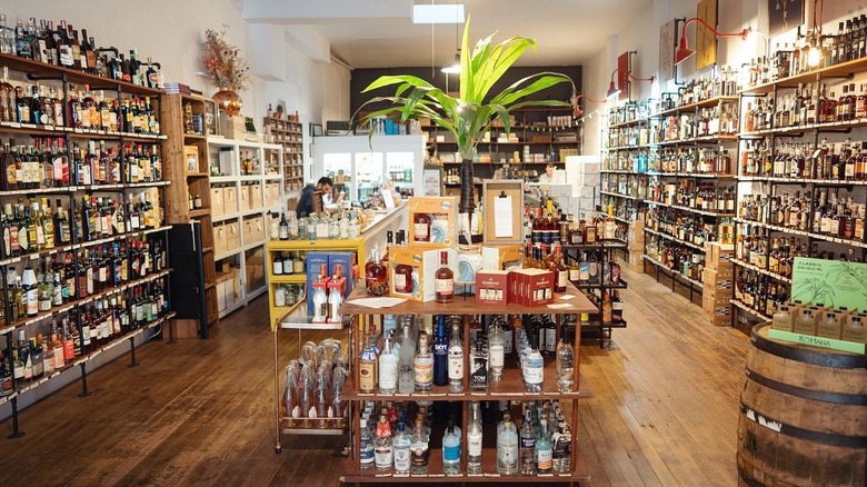 Inside of Bitters & Bottles store