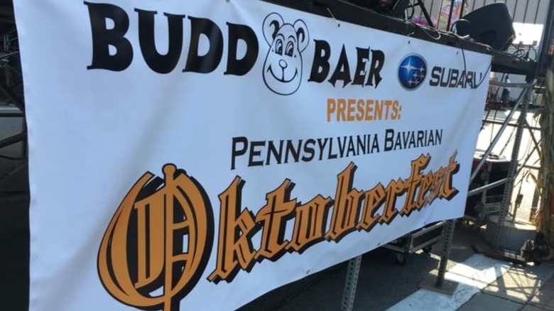 Pennsylvania Bavarian Oktoberfest welcome banner