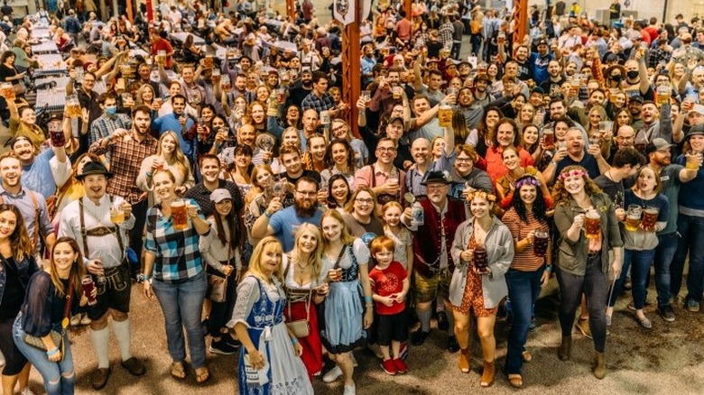 Crowd at Twin Cities Oktoberfest