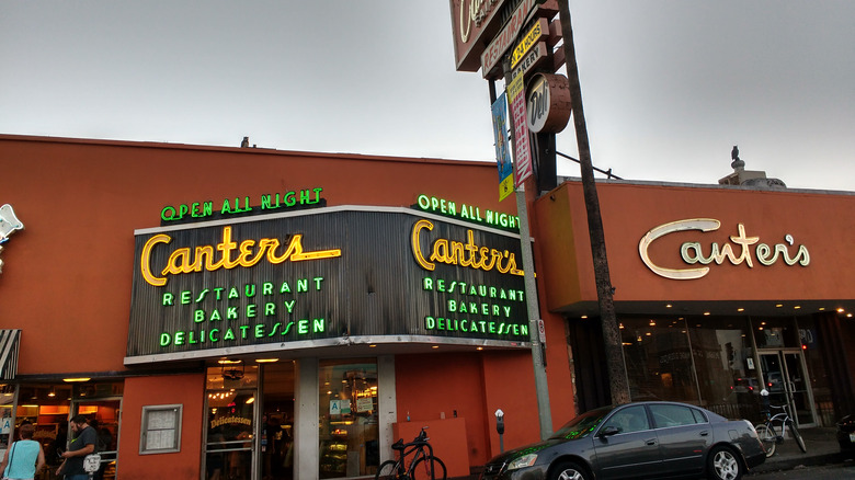 Canters exterior open all night sign