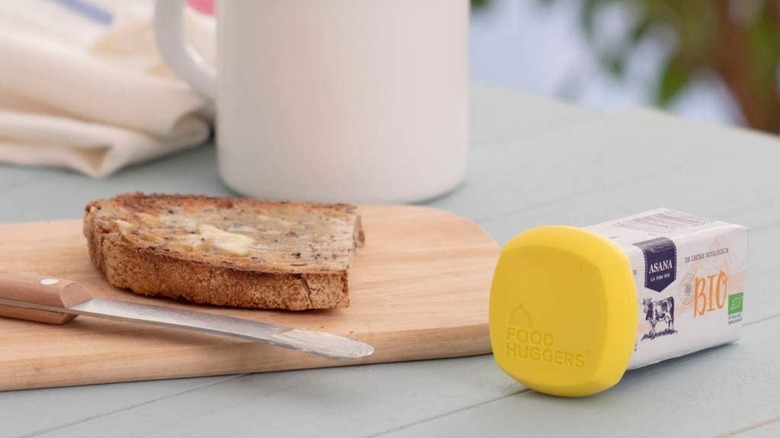 Butter hugger on table