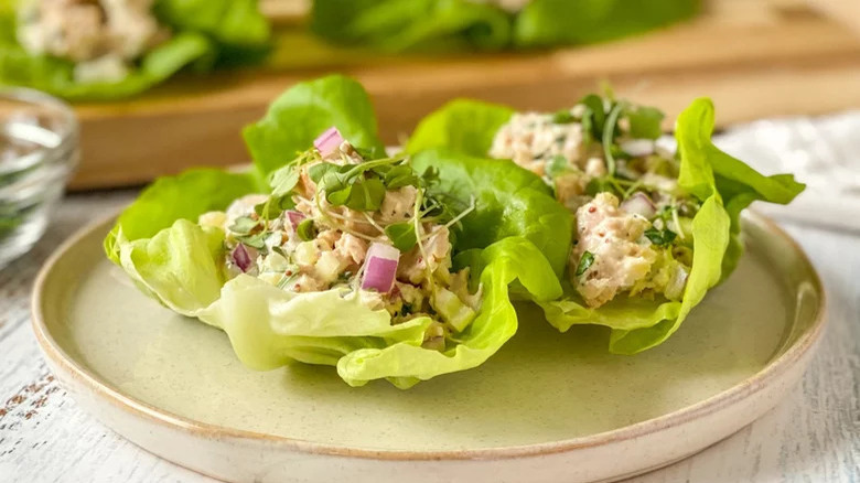  tuna lettuce wraps