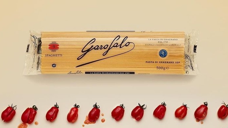 Package of Garofalo spaghetti