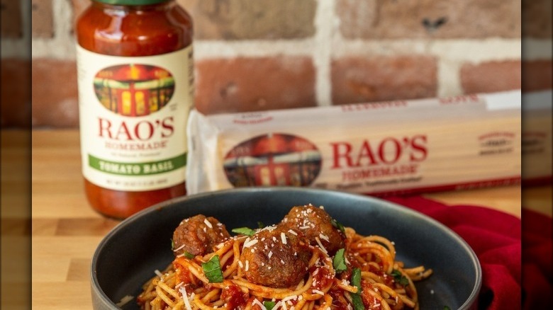 Dish of Rao's spaghetti