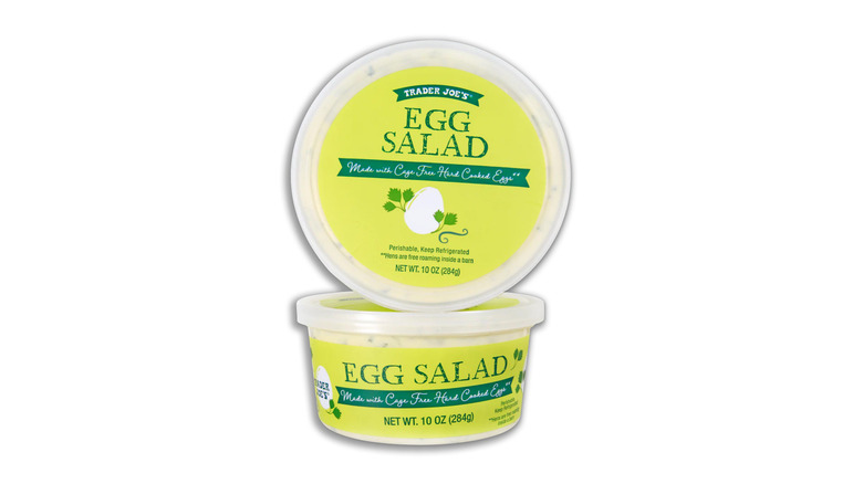 Trader Joe's egg salad tub