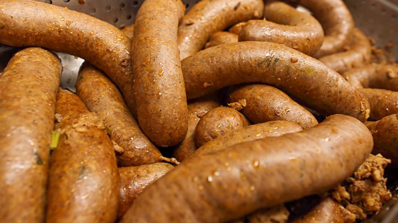 close-up boudin