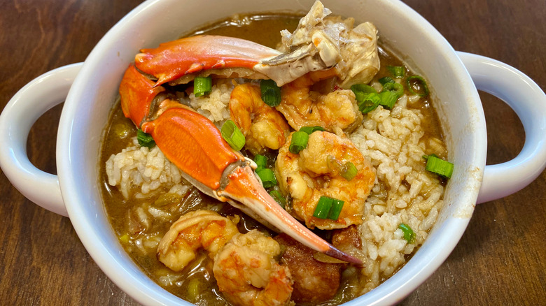 seafood Cajun gumbo