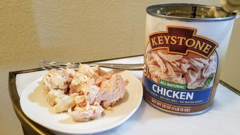 Keystone canned chicken