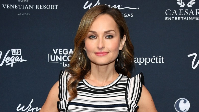 Giada De Laurentiis looking at camera