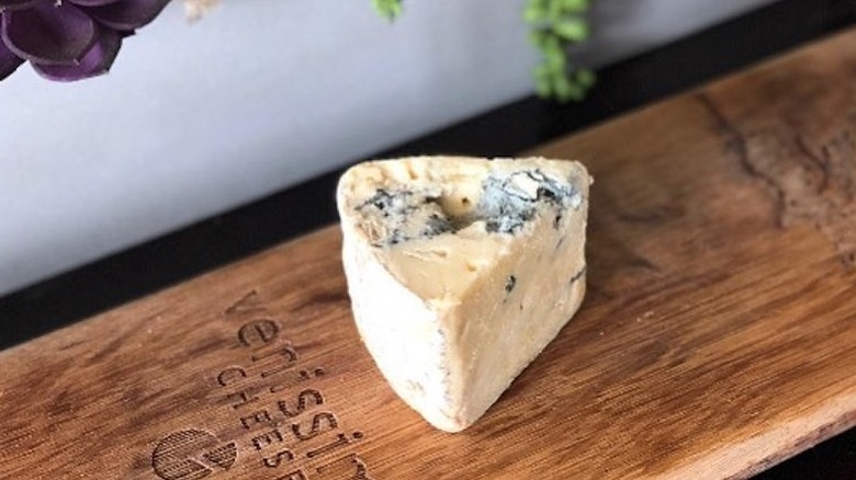 Gorgonzola cheese on board