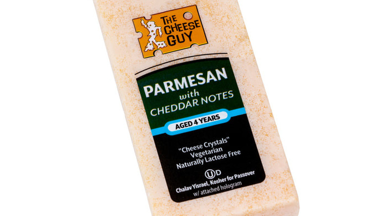 Parmesan with cheddar