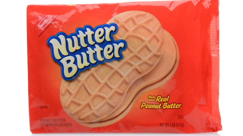 Package of Nutter Butter cookies