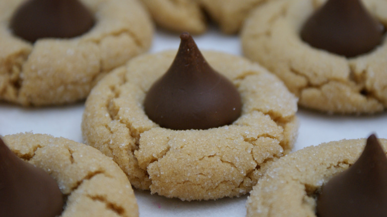 Peanut butter blossom cookies