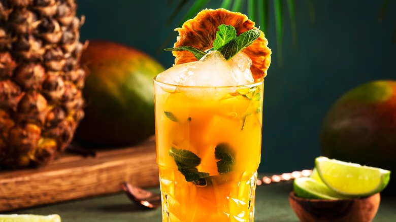tropical mango cocktail