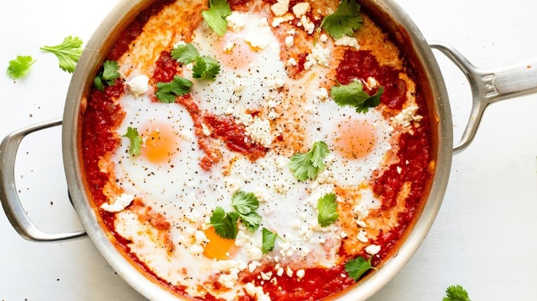 Shakshuka in pan