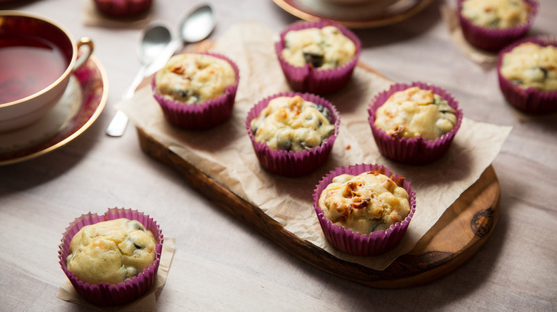 Sun-dried tomato and feta muffins