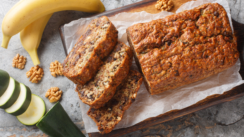 Homemade banana bread