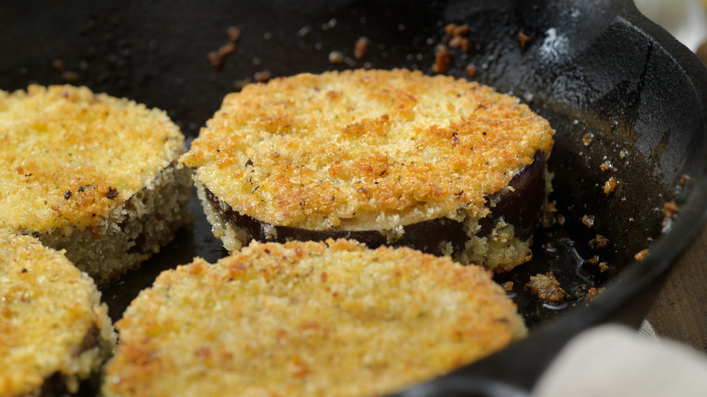 Crispy eggplant Parmesan