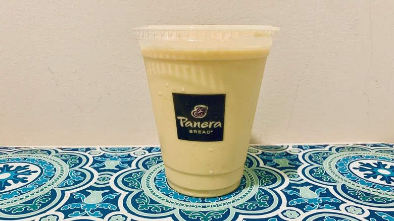 Panera Mango Smoothie in Cup