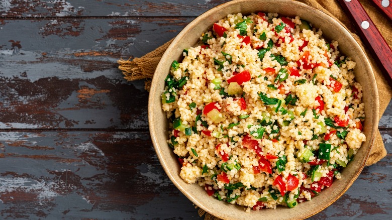 tabbouleh salad in bowl