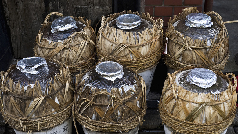 Fermenting Shaoxing wine