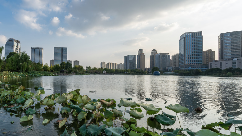 Shaoxing city skyline