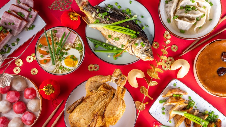 Lunar New Year feast