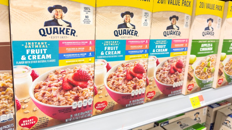 heart healthy oatmeal boxes