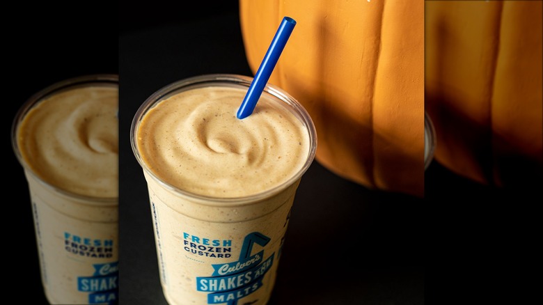 Culver's pumpkin milkshake