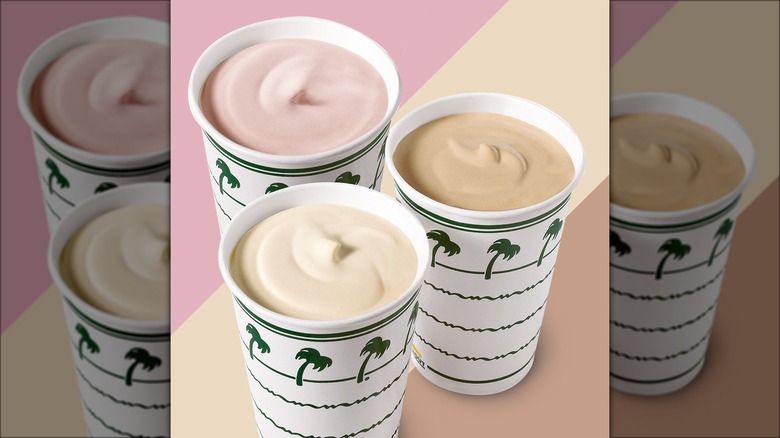 three In-N-Out shakes