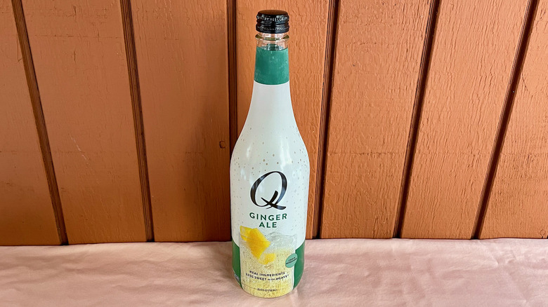 Q Mixers ginger ale bottle