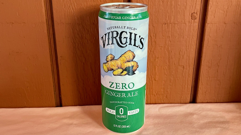 Virgil's Zero ginger ale can