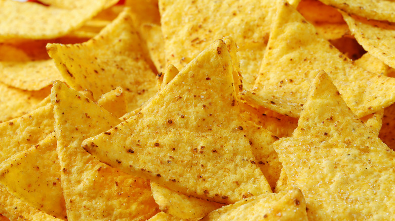 many tortilla chips