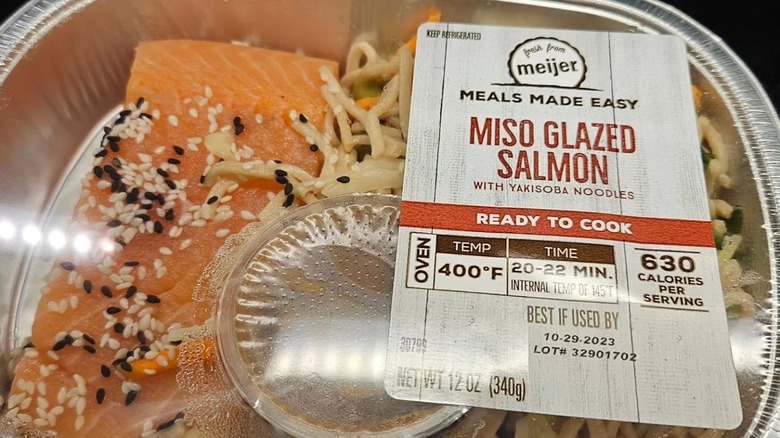 miso glazed salmon at meijer