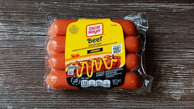 Oscar Mayer hot dog package