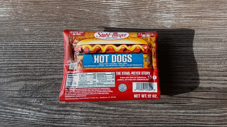 Stahl-Meyer hot dog package