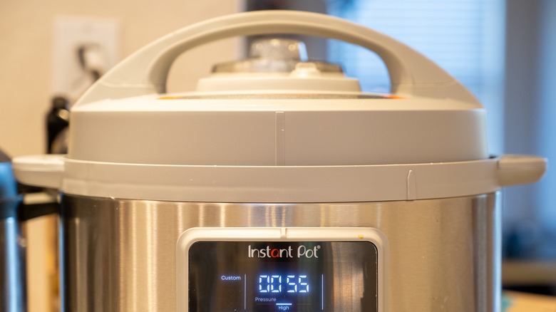 Instant pot close up