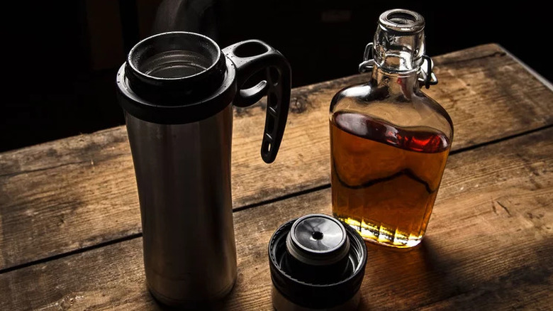 bourbon and hot mug