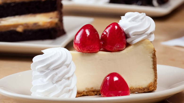 cheesecake with other desserts
