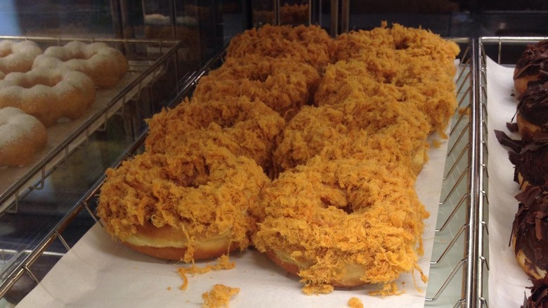 Pork floss donut