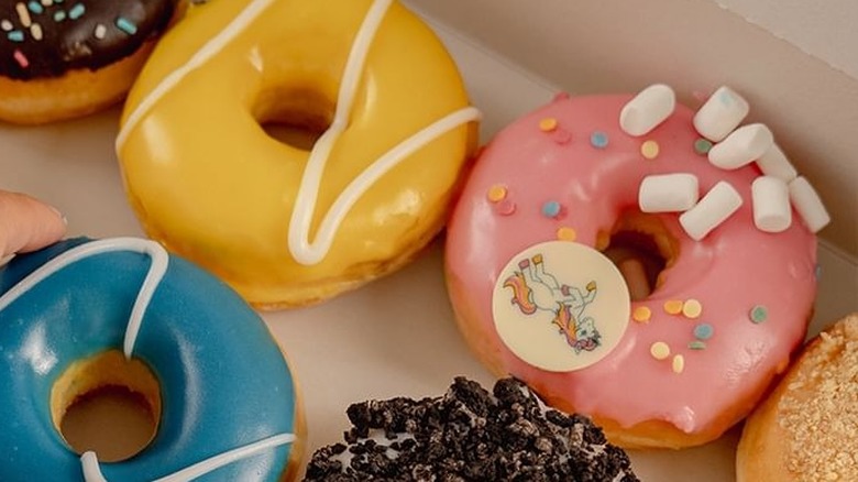 Unicorn donut from Dunkin'