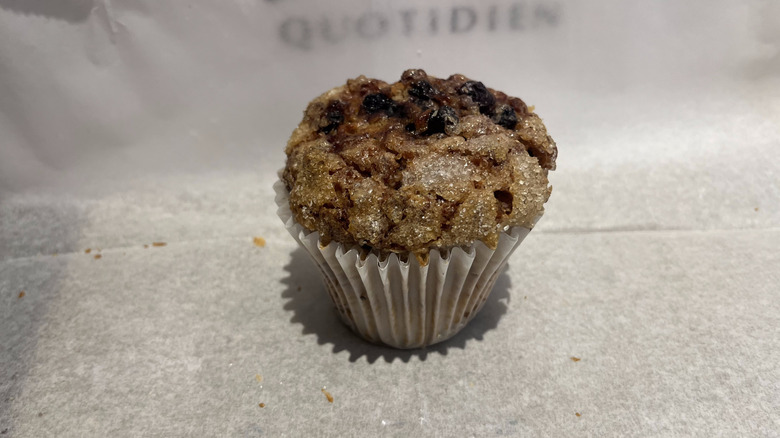 Blueberry muffin from Le Pain Quotidien