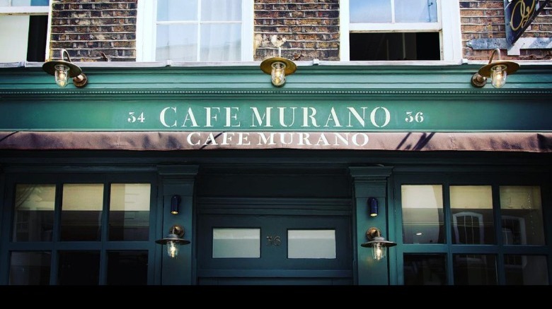 Cafe Murano exterior awning