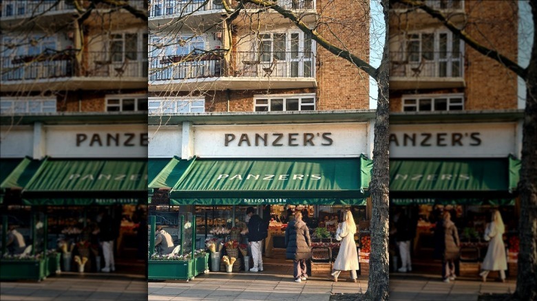 Panzer's deli green awning 