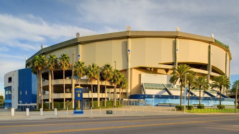 Tropicana Field stadium exterior